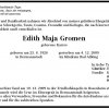 Karres Edith Maja 1928-2009 Todesanzeige